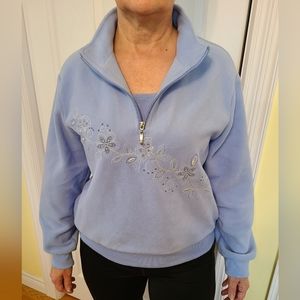 🌟Vintage Fleece Sweater Size Small Petite